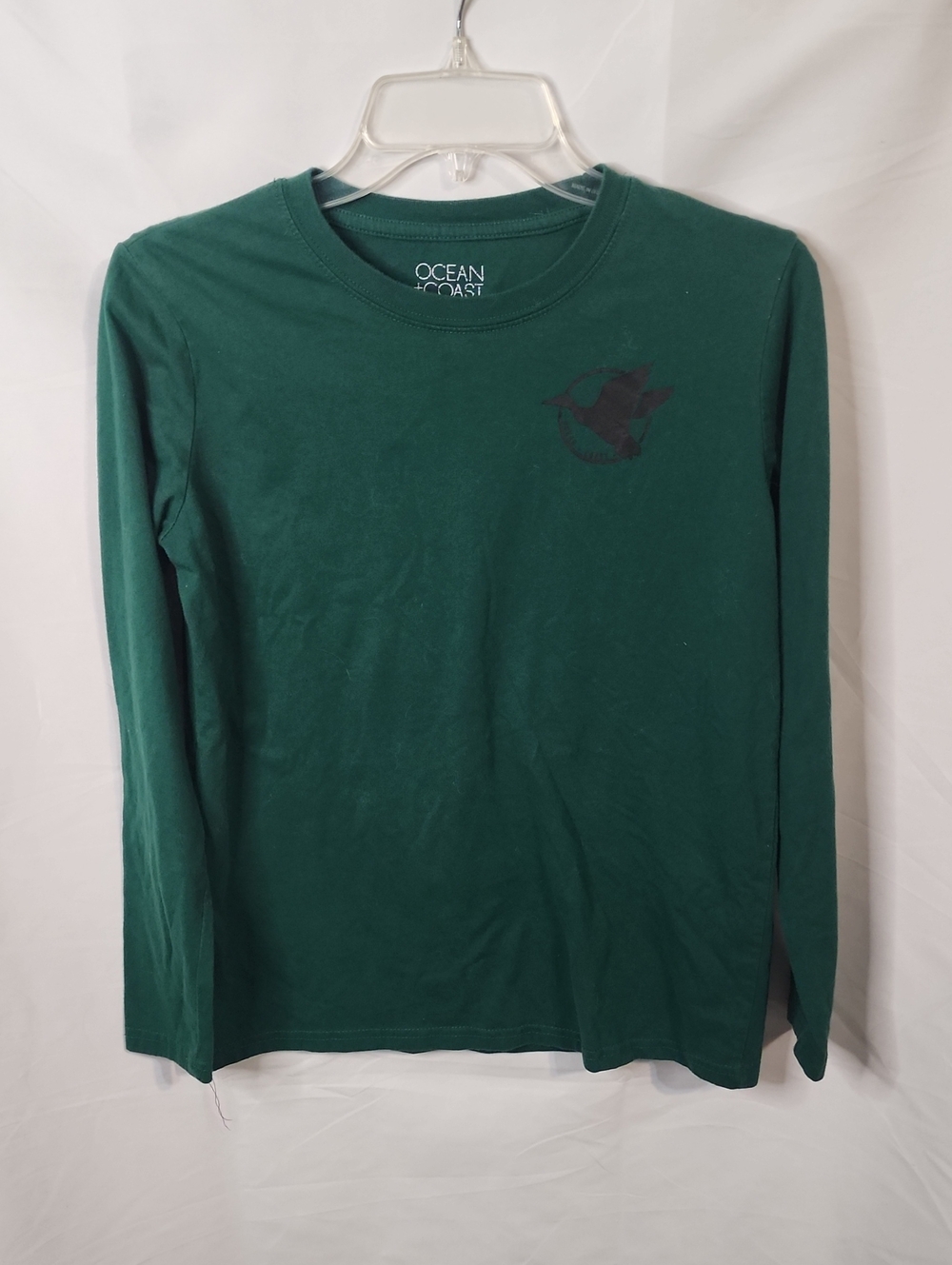 Ocean + Coast Long-Sleeve Crew Neck T-Shirt - Forest Green Boy's XL
